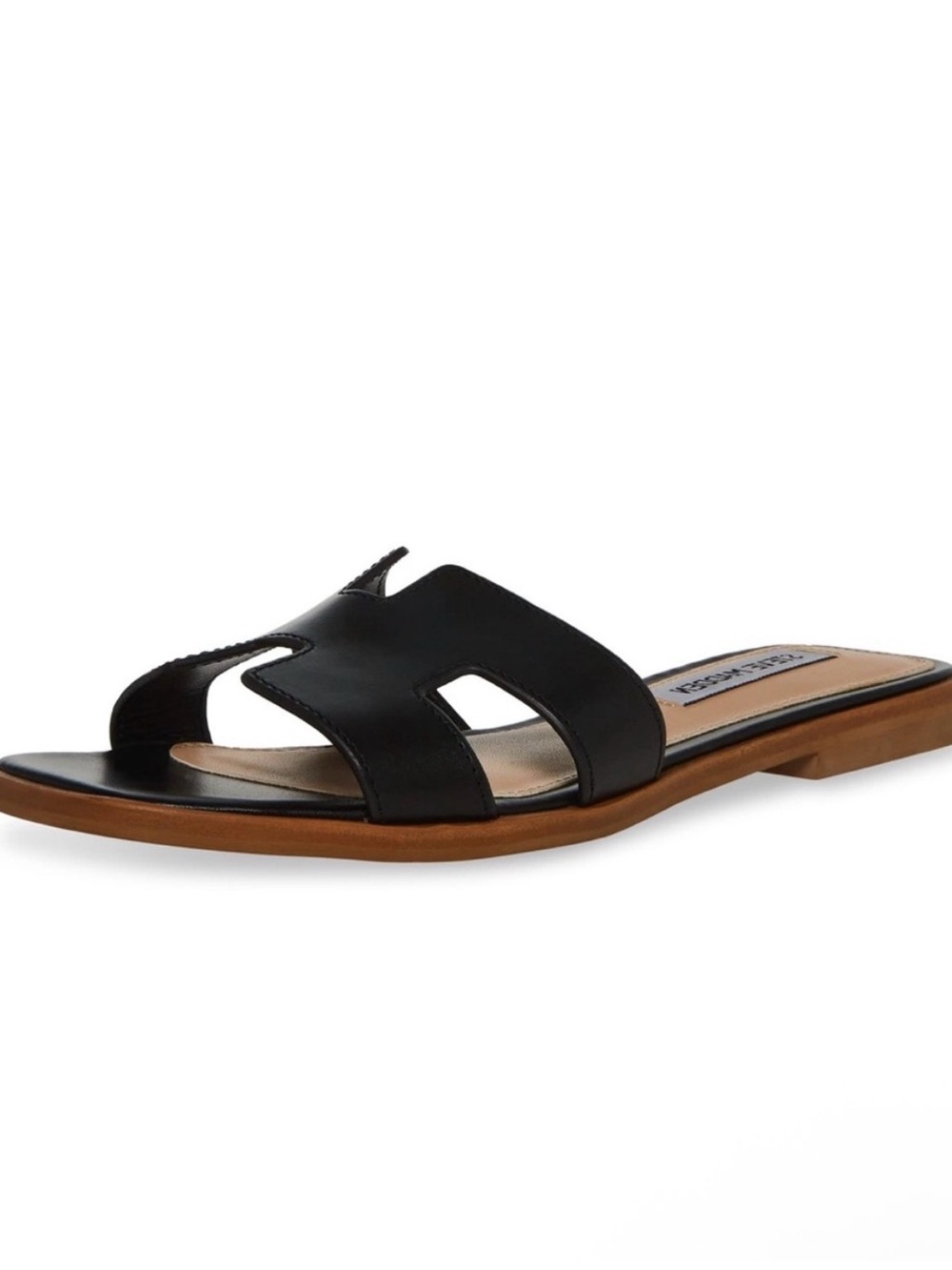 Steve Madden Black Hadyn slide sandal Slip-On Slide size 8